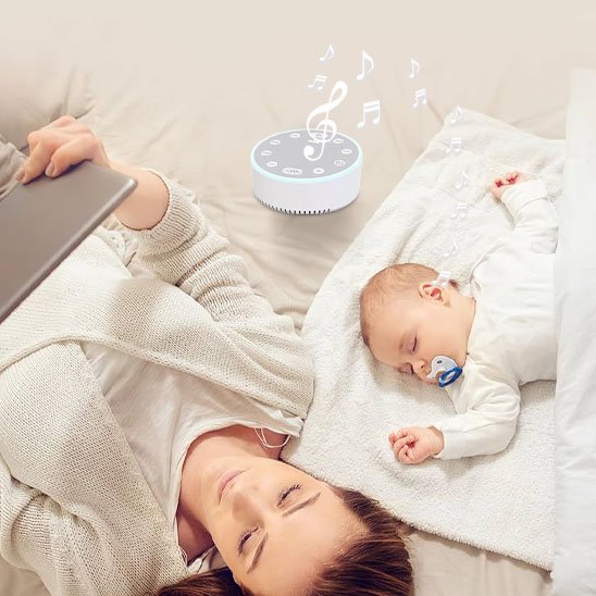Veilleuse bruit blanc bébé maman