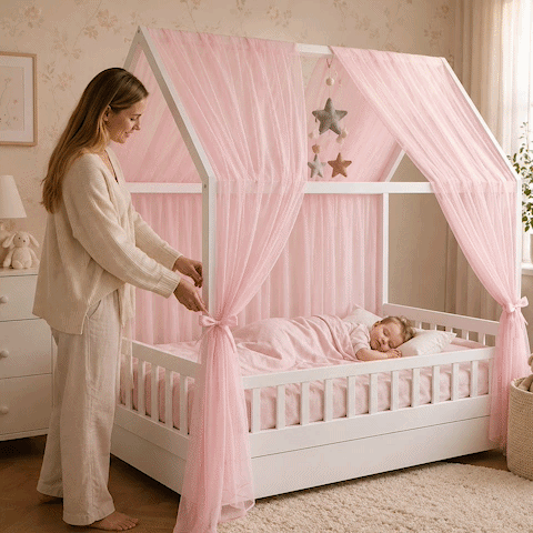 Ciel de lit enfant | Refuge serein