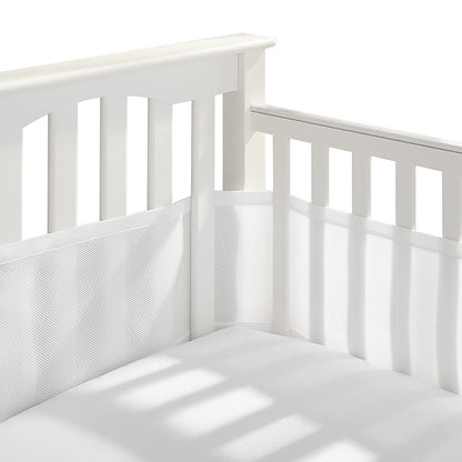 Tour de lit blanc respirant