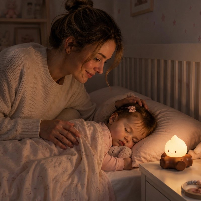 bébé dort a coté Veilleuse bruit blanc