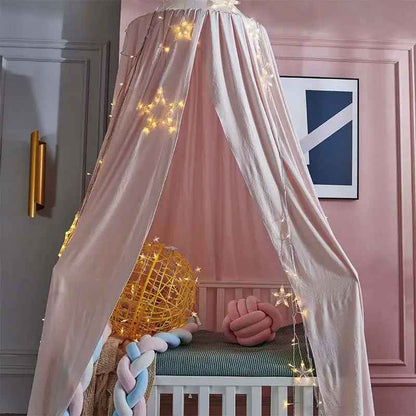 ciel de lit bébé gris