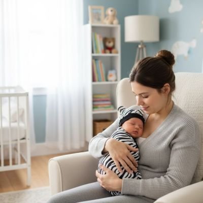 Couverture d'emmaillotage | Serein Nuit - Univers Bébé Doux