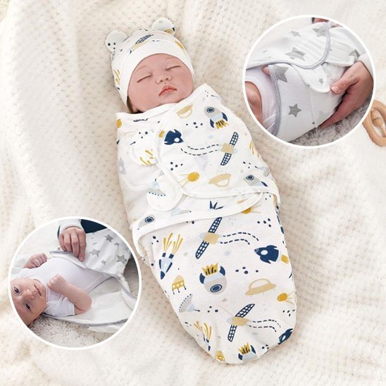 Couverture emmaillotage | Coton Naturel - Univers Bébé Doux