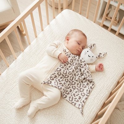 Doudou bébé léopard