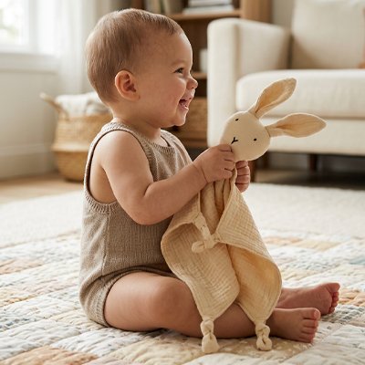 Doudou lapin confort