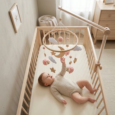 Mobile bébé coordination œil-main