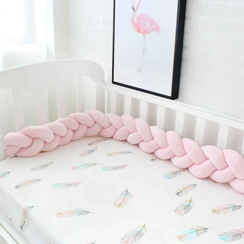 tresse de lit rose