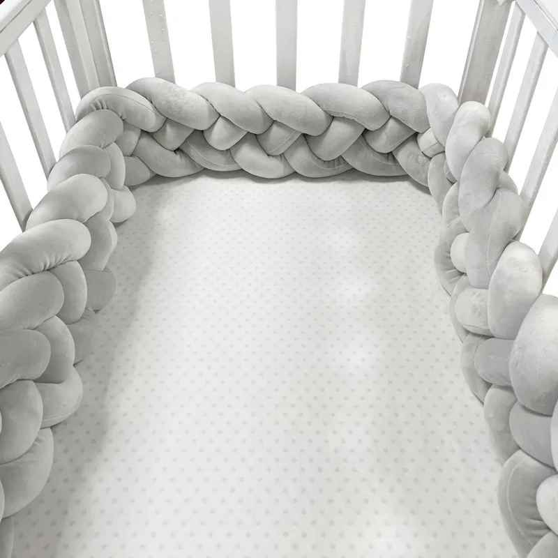 Tresse de lit | Scandinave Gris - Univers Bébé Doux