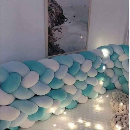 tresse de lit 4 brins turquoi