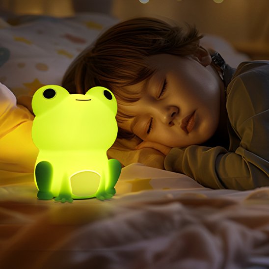 Veilleuse bébé vert