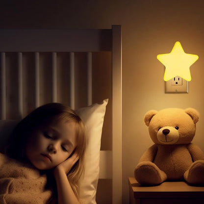Veilleuse bébé étoile sans batterie