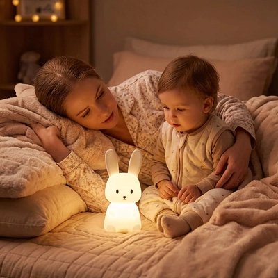 Veilleuse bébé lapin