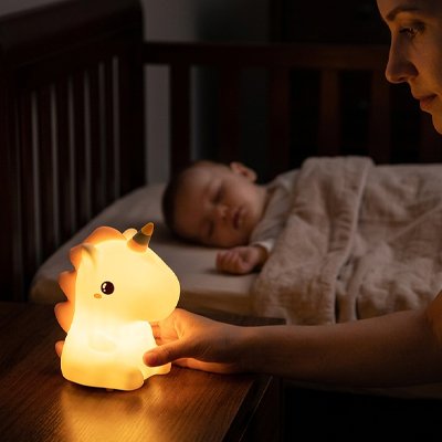 Veilleuse bébé licorne