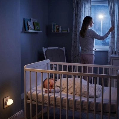 Veilleuse bébé murale