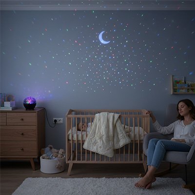 Veilleuse projection pour bébé