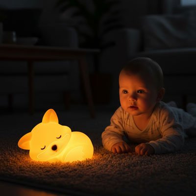 Veilleuse renard bébé